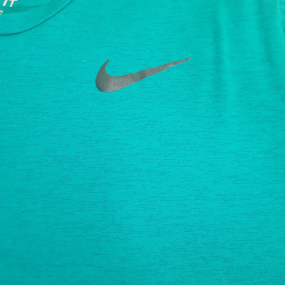Nike Men's Dri Fit XL Short Sleeve Tee Teal - Picture 7 of 11
